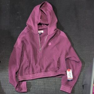 Cropped Purple Hoodie By Limited Too